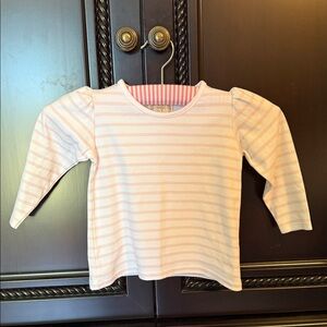 TBBC Girls' Pink Striped Long-Sleeve Top